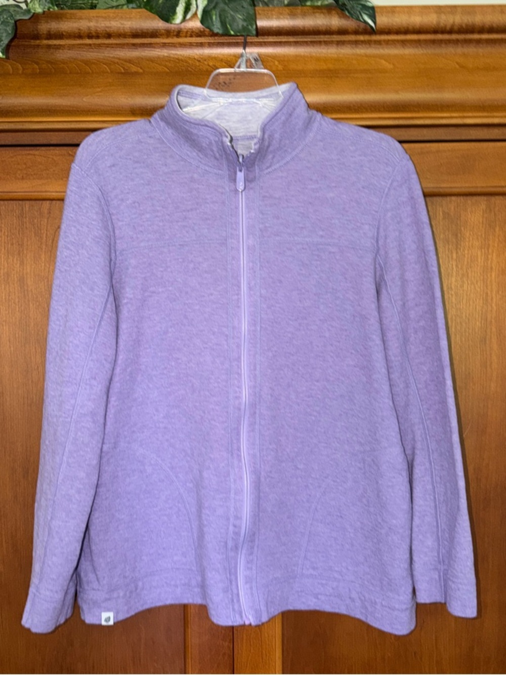Tommy Bahama Lavender Full-Zip Reversible Lightweight Sweatshirt XL